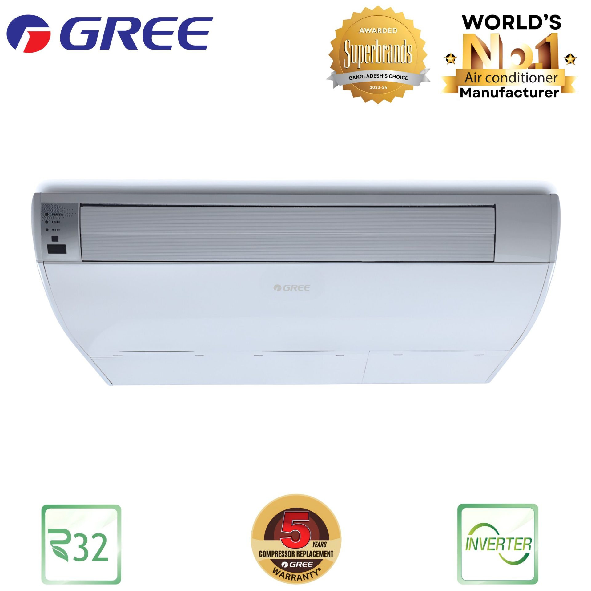 GS-60XDWV32- Gree Ceiling Type Air Conditioner (5.0 TON)- INVERTER