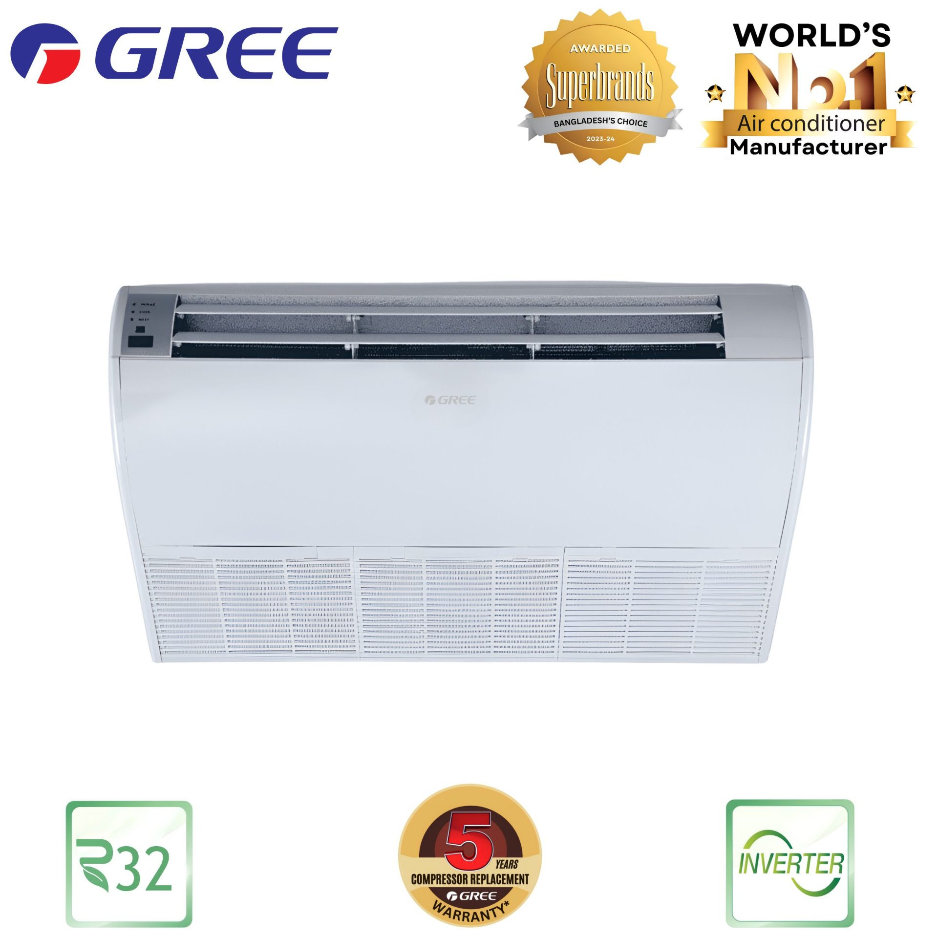 GS-36XDWV32- Gree Ceiling Type Air Conditioner (3.0 TON) [INVERTER]