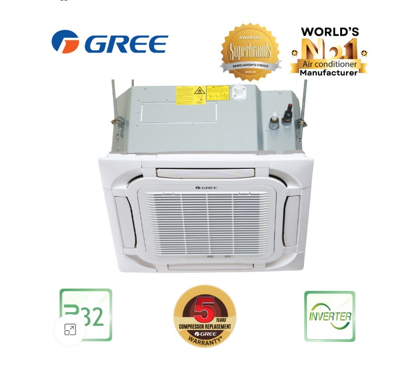GS-30XTWV32- Gree Cassette Type Air Conditioner (2.5 TON) INVERTER