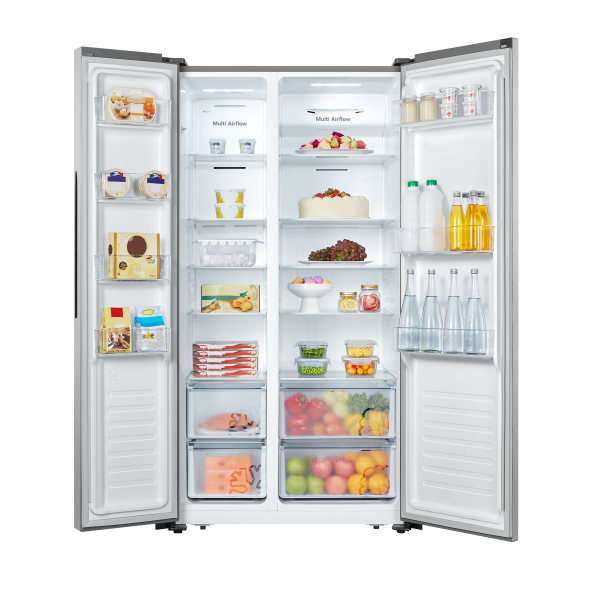 Hisense 564 L Side by Side Refrigerator-Silver RC67WS4OWQ