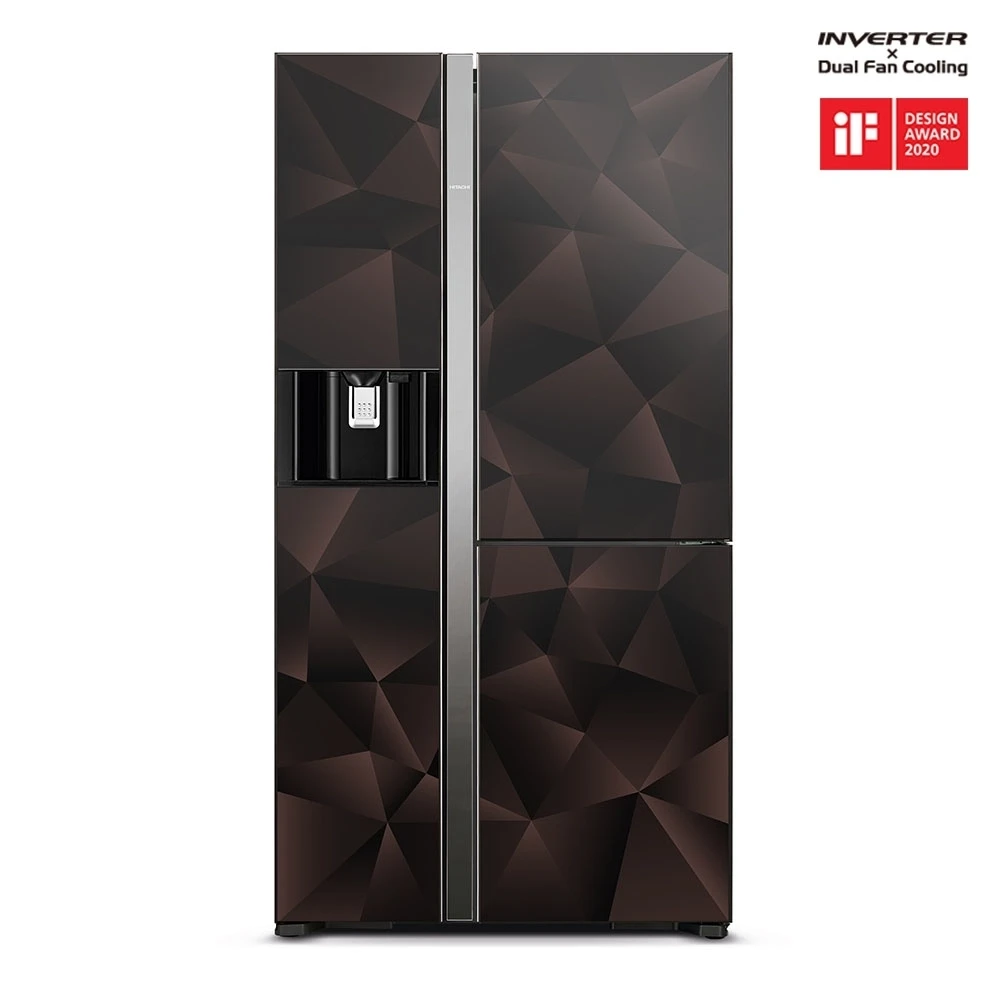 Hitachi Side By Side Refrigerator | R- M820VAG9PBX-(GBZ) | 633L