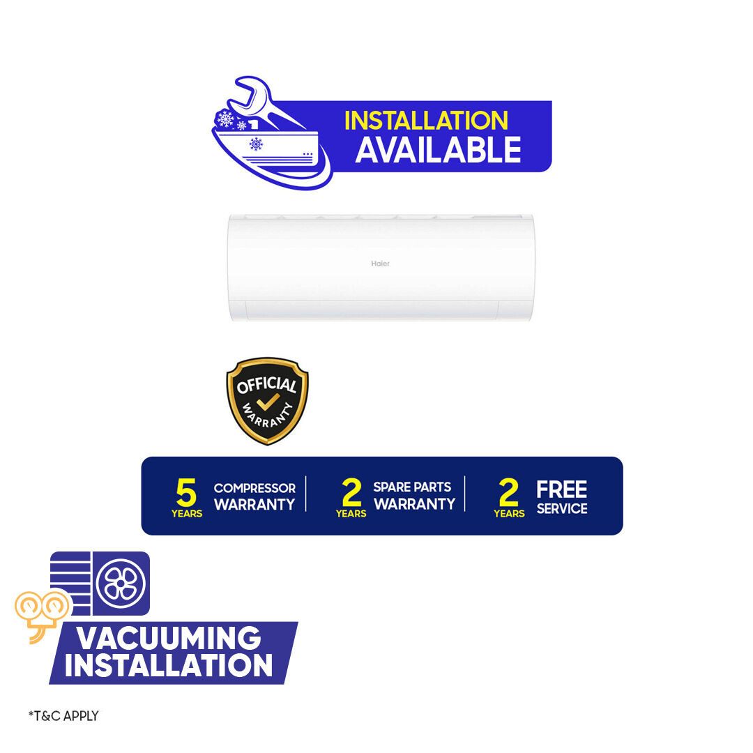 Haier 1.5 Ton TurboCool Non-Inverter Air Conditioner [HSU-18TurboCool(Fix Pro)]