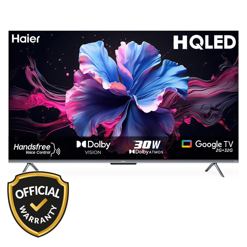 Haier 43 Inch HQLED 4K UHD Google TV (H43P7UX)