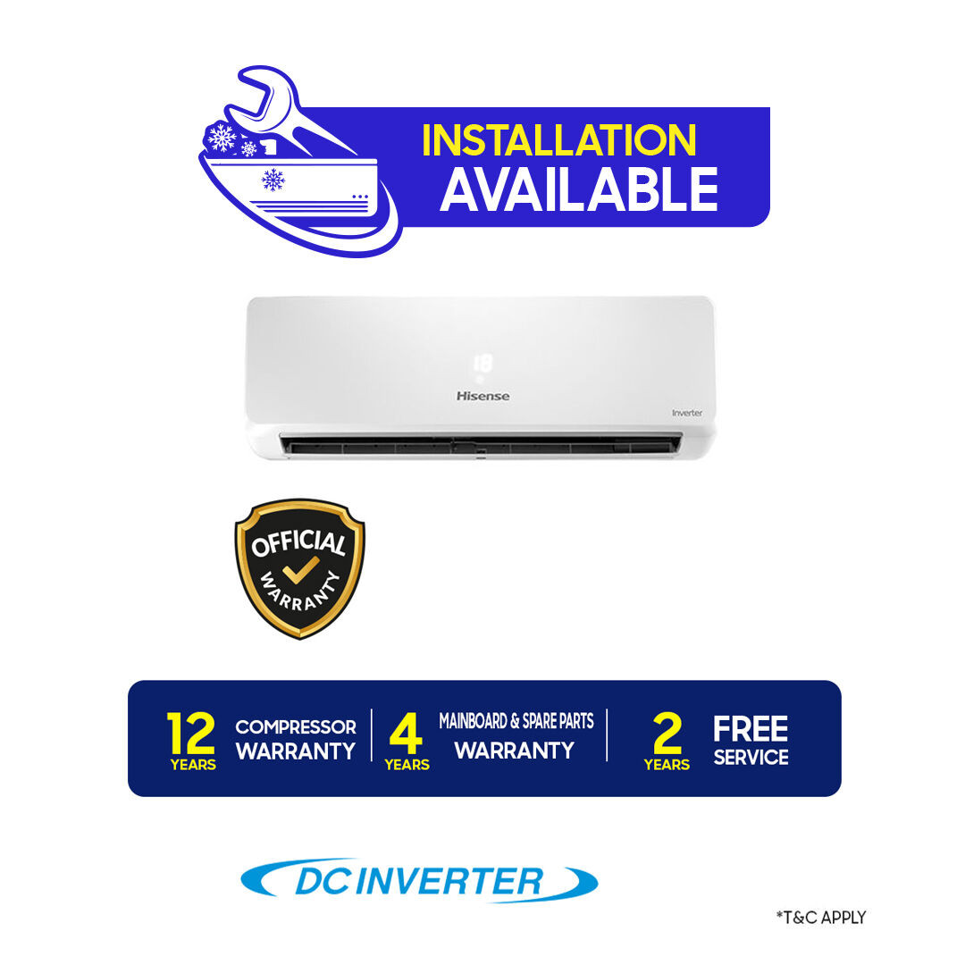 Hisense 1 Ton Full DC Inverter AC AS-12TW4RYETD00BU