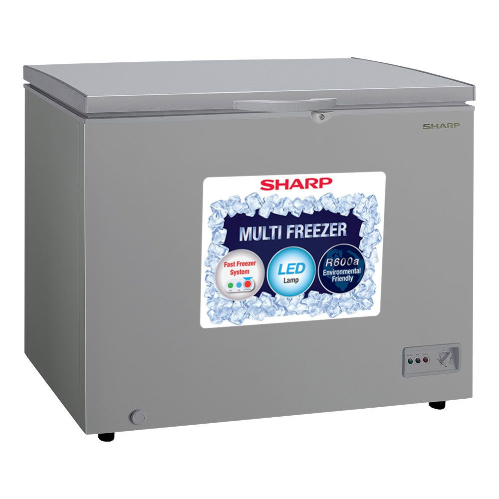 Sharp Freezer SJC-328-GY | 310 Liters - Grey