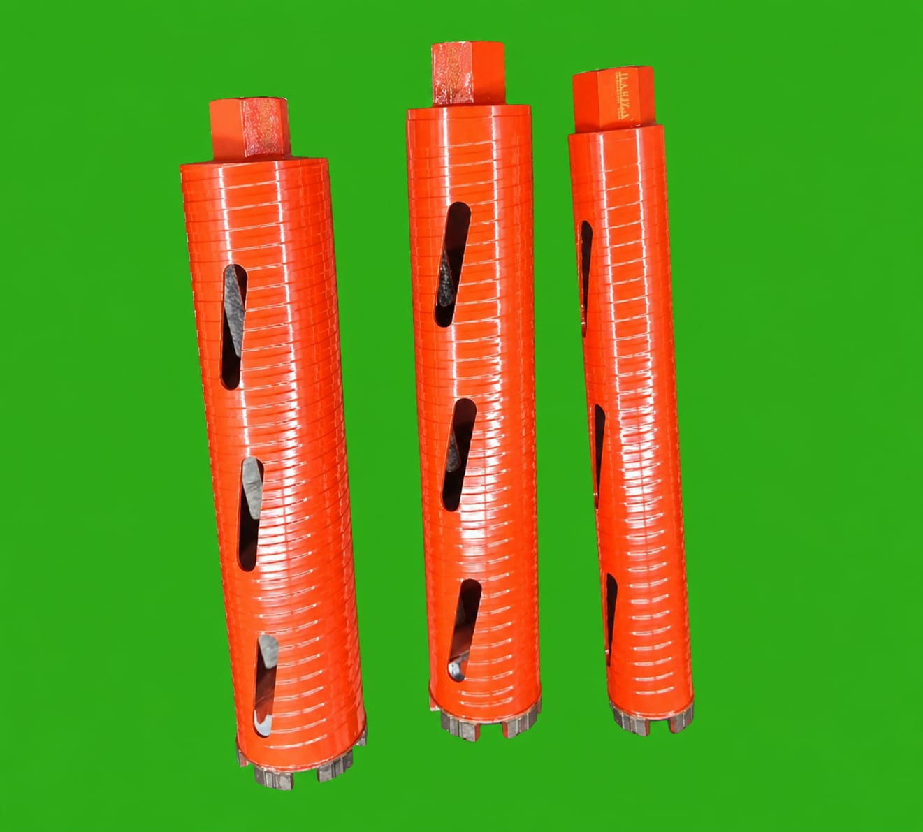 Holes can be made from 3 inches to 18 inches long.