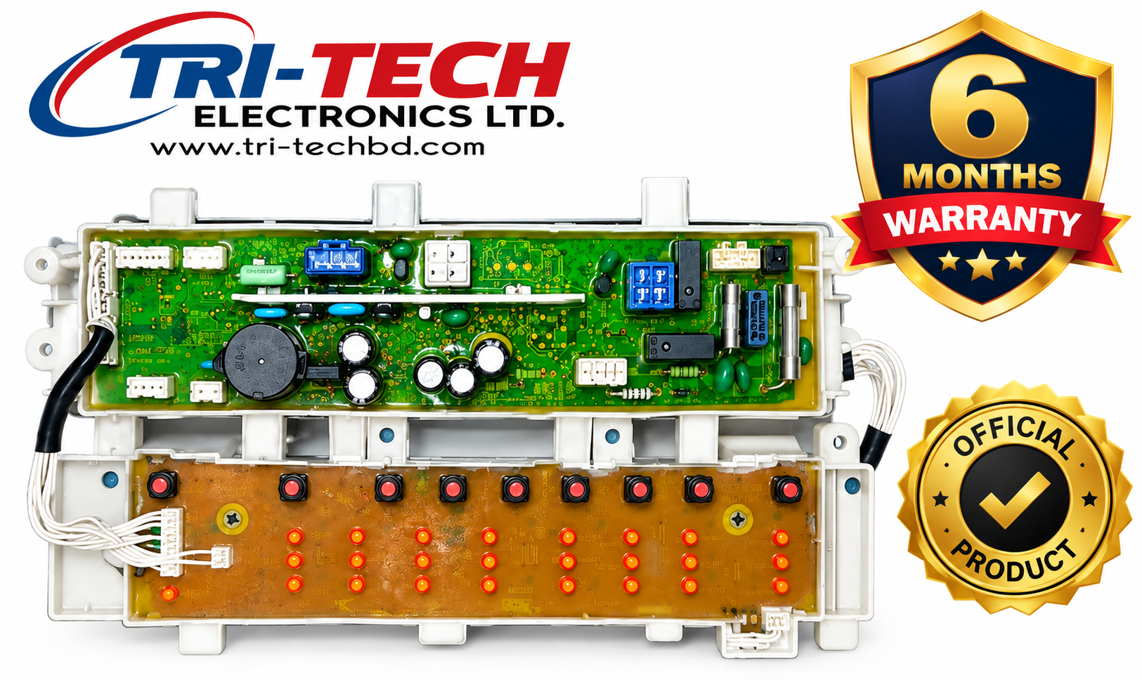 Hitachi Top Loading Washing Machine Main Control PCB Board