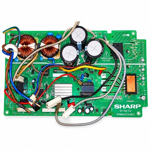 inverter outdoor control circuit board 1.5 Ton (PCB) for a Sharp air conditioner (AC)