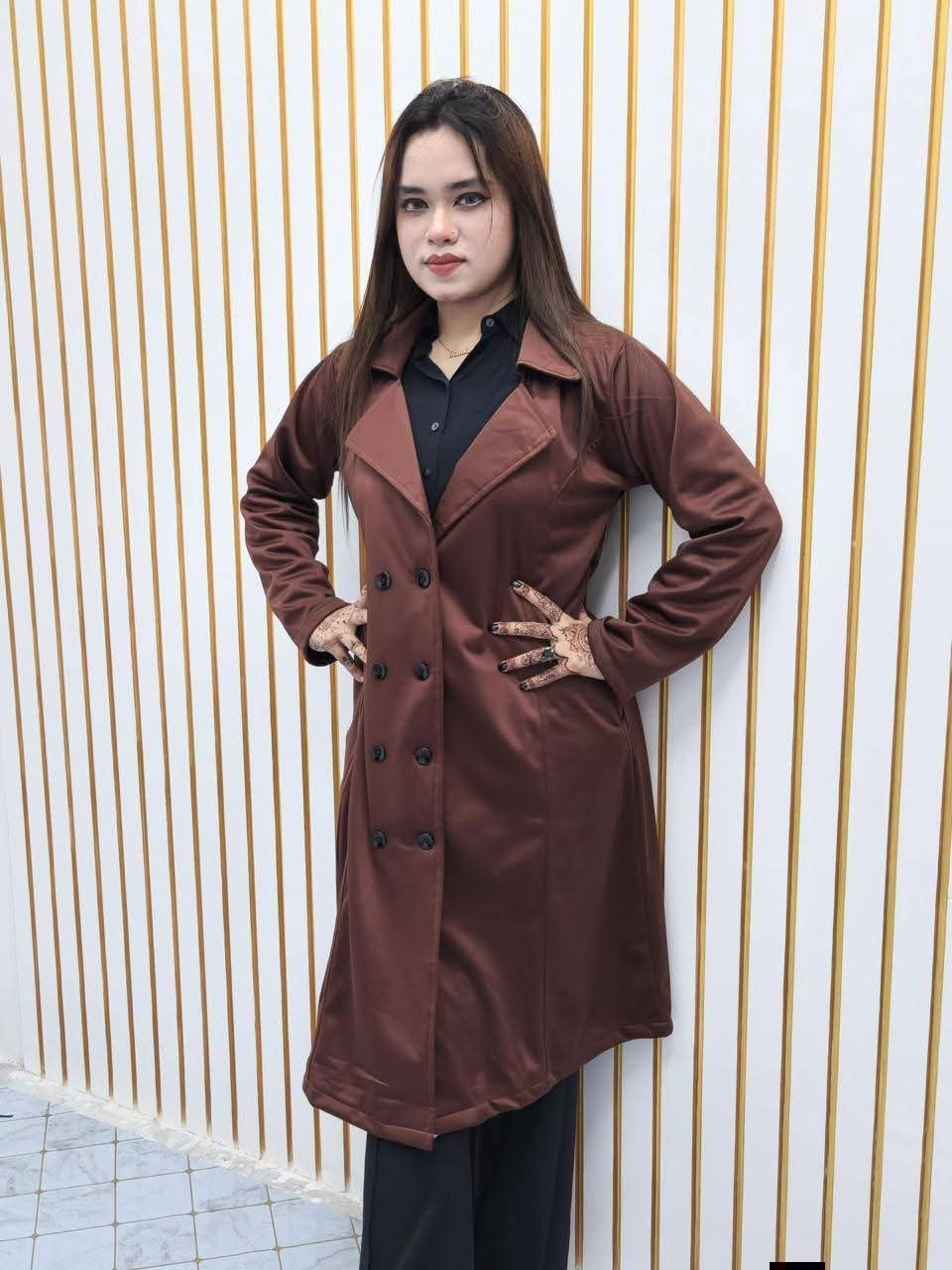 Women Overcoat 3UEMDL