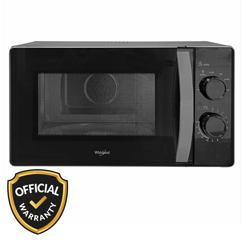 Whirlpool 20L MAGICOOK Classic Knob Solo Microwave Oven-Black