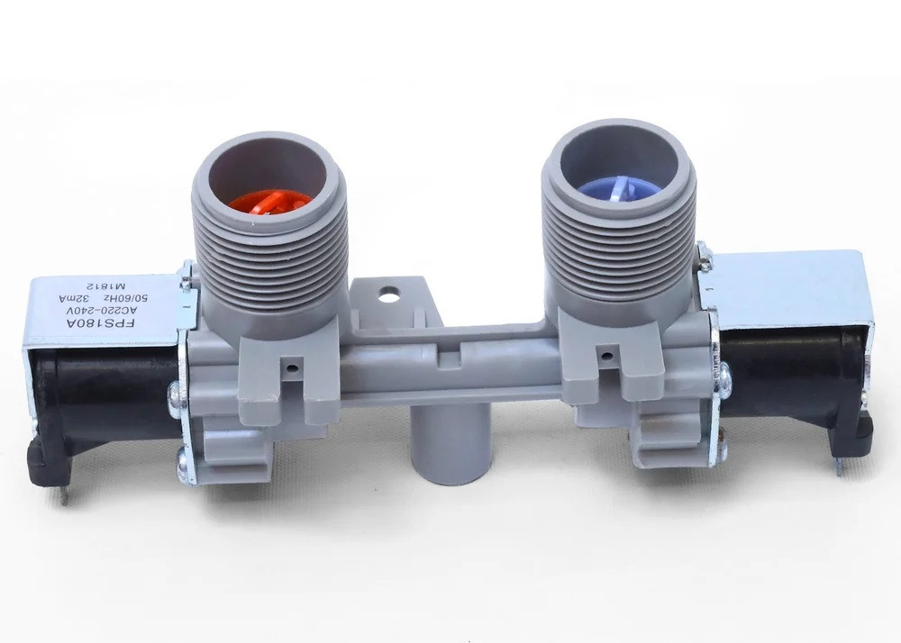 Washing Machine Water Inlet Valve, Water Inlet Valve 2 Way Hot & Cold, universal & Suitable for LG Washing Machines.